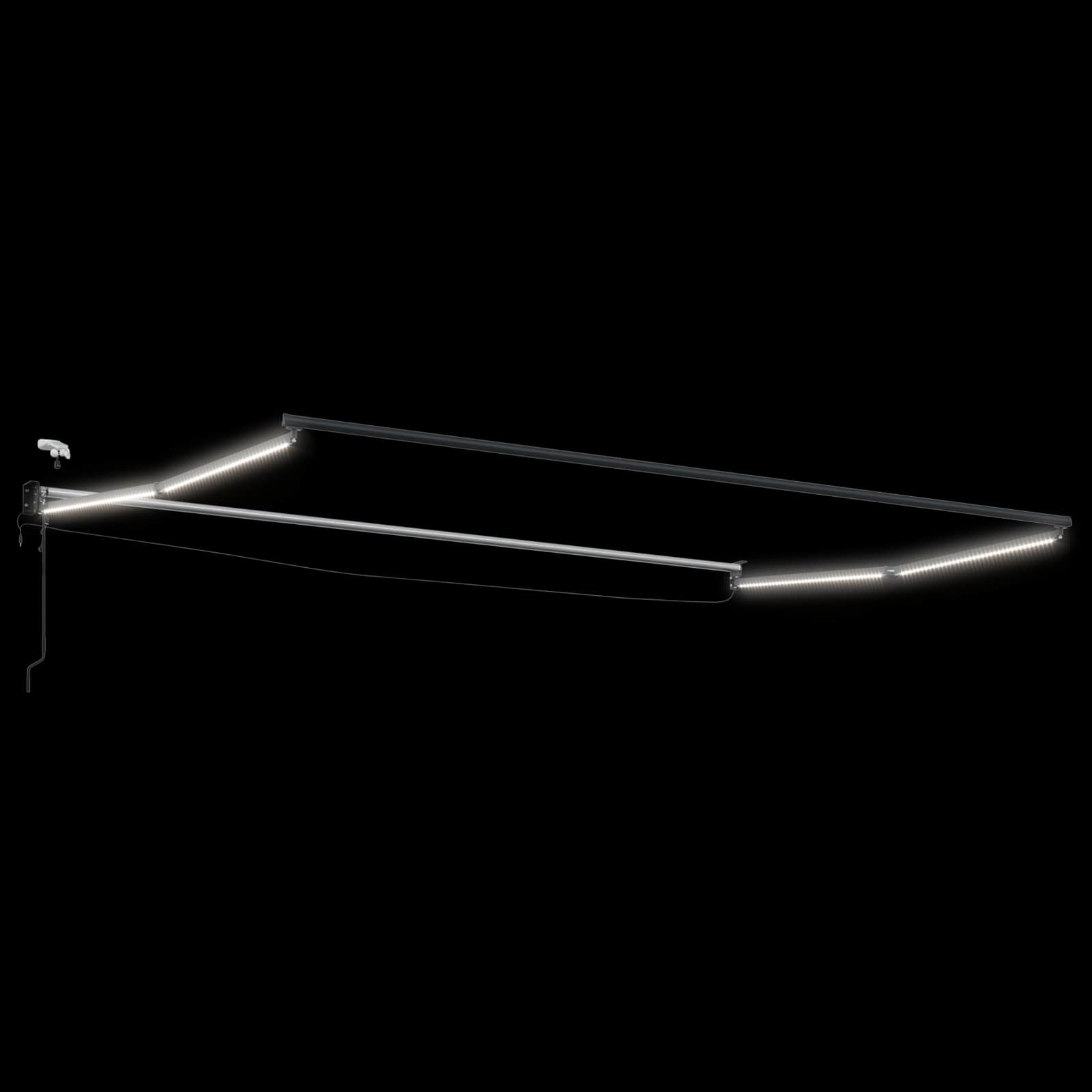 Električna retraktabilna tenda Bijeli 5 x 3 m