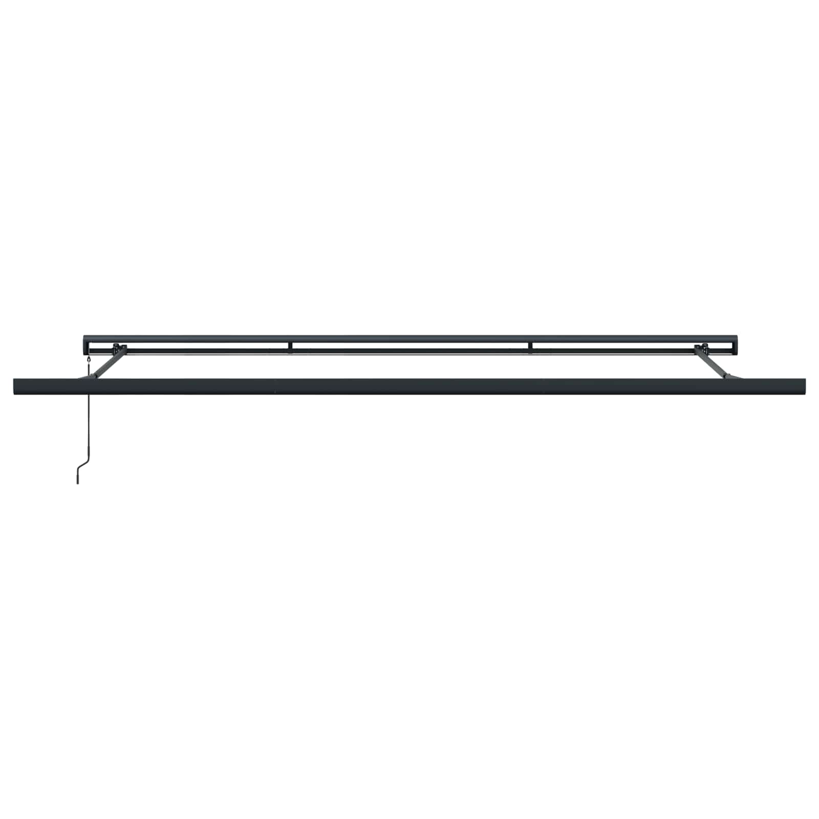 Skrovita tenda Zelena i bijela 4 × 3 m Platno i Aluminij
