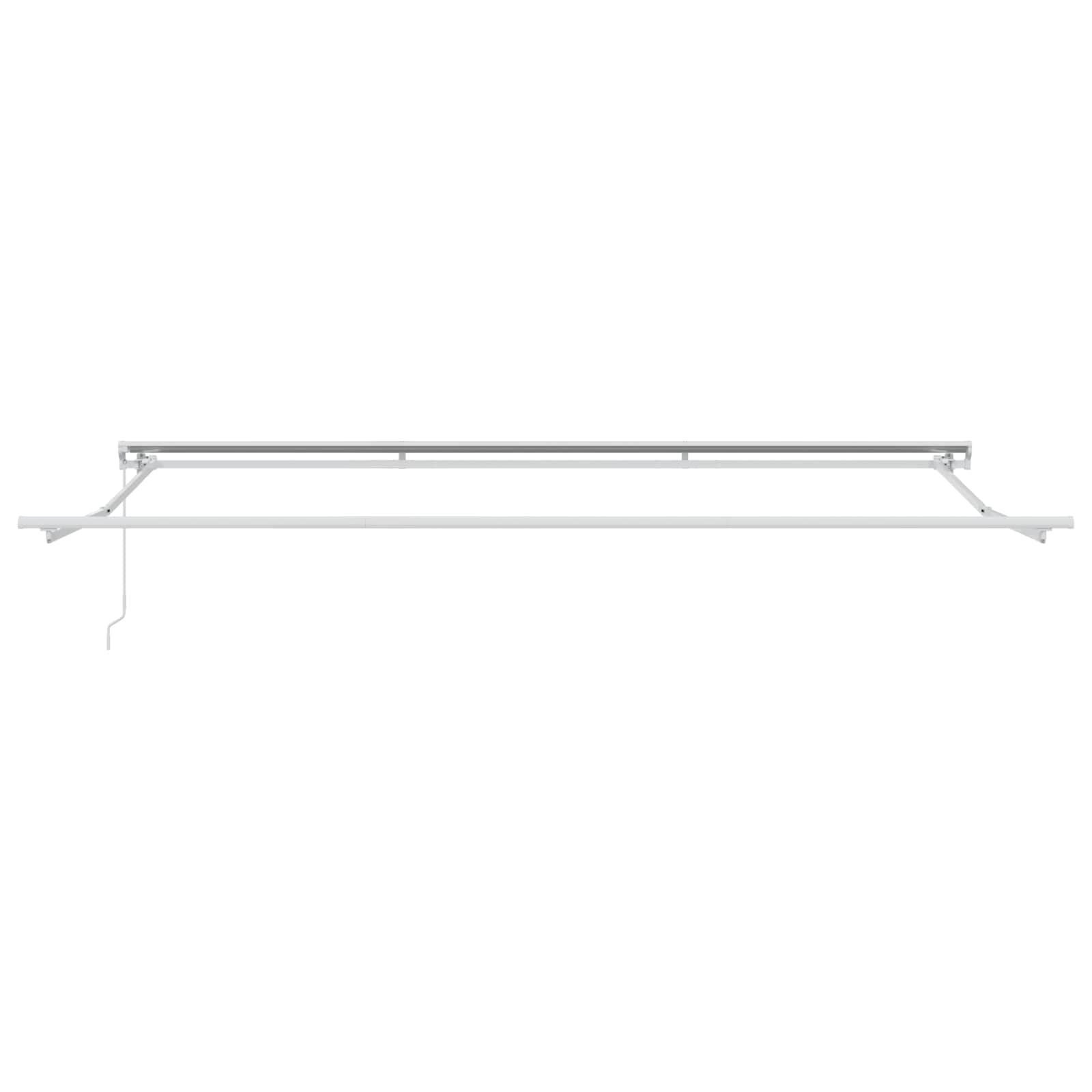 Ručno sklopiva tenda Antracit 4 × 3,5 m Poliester s PU premazom