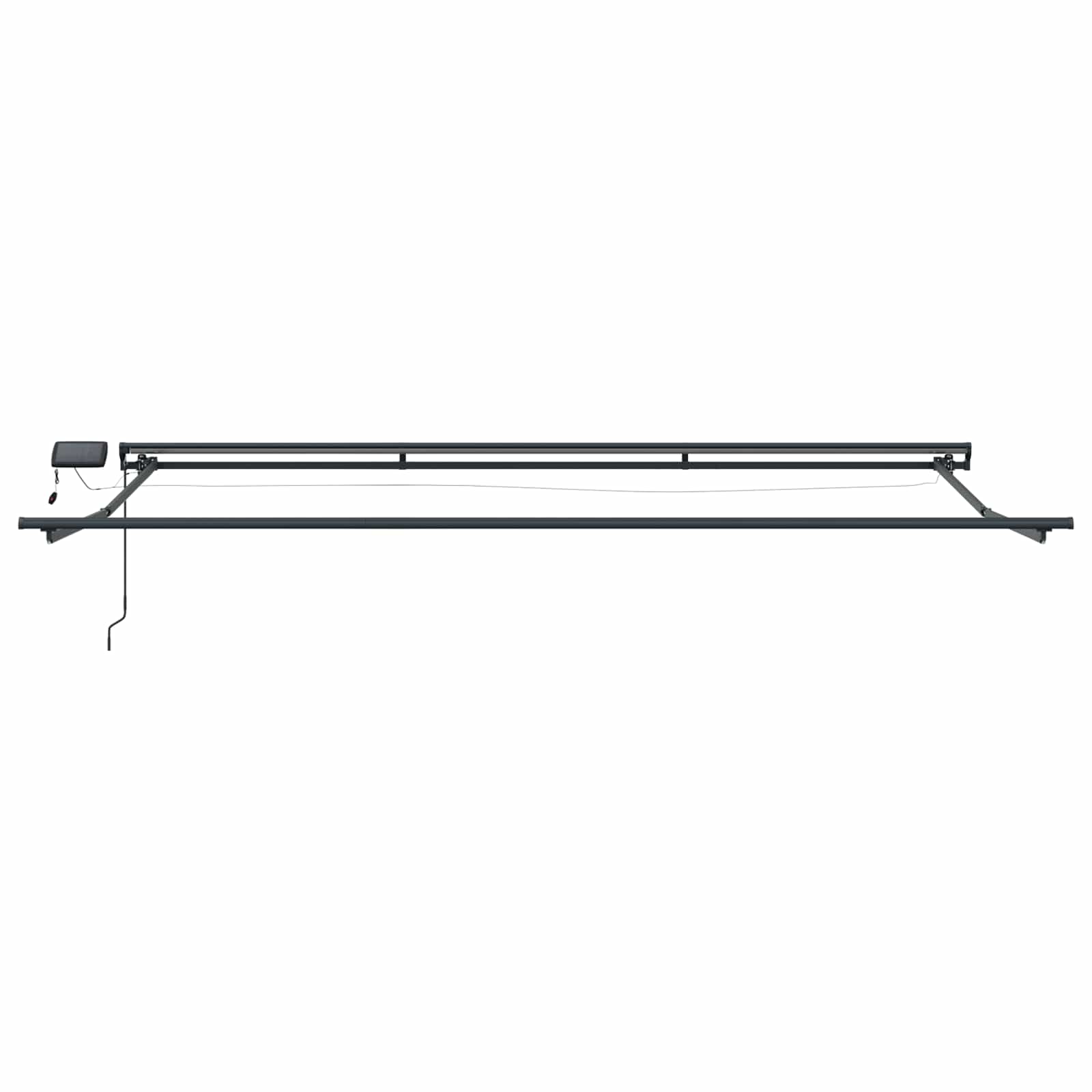Ručni okvir tende s LED-ima 4,5 × 3,5 m Poliester s PU premazom
