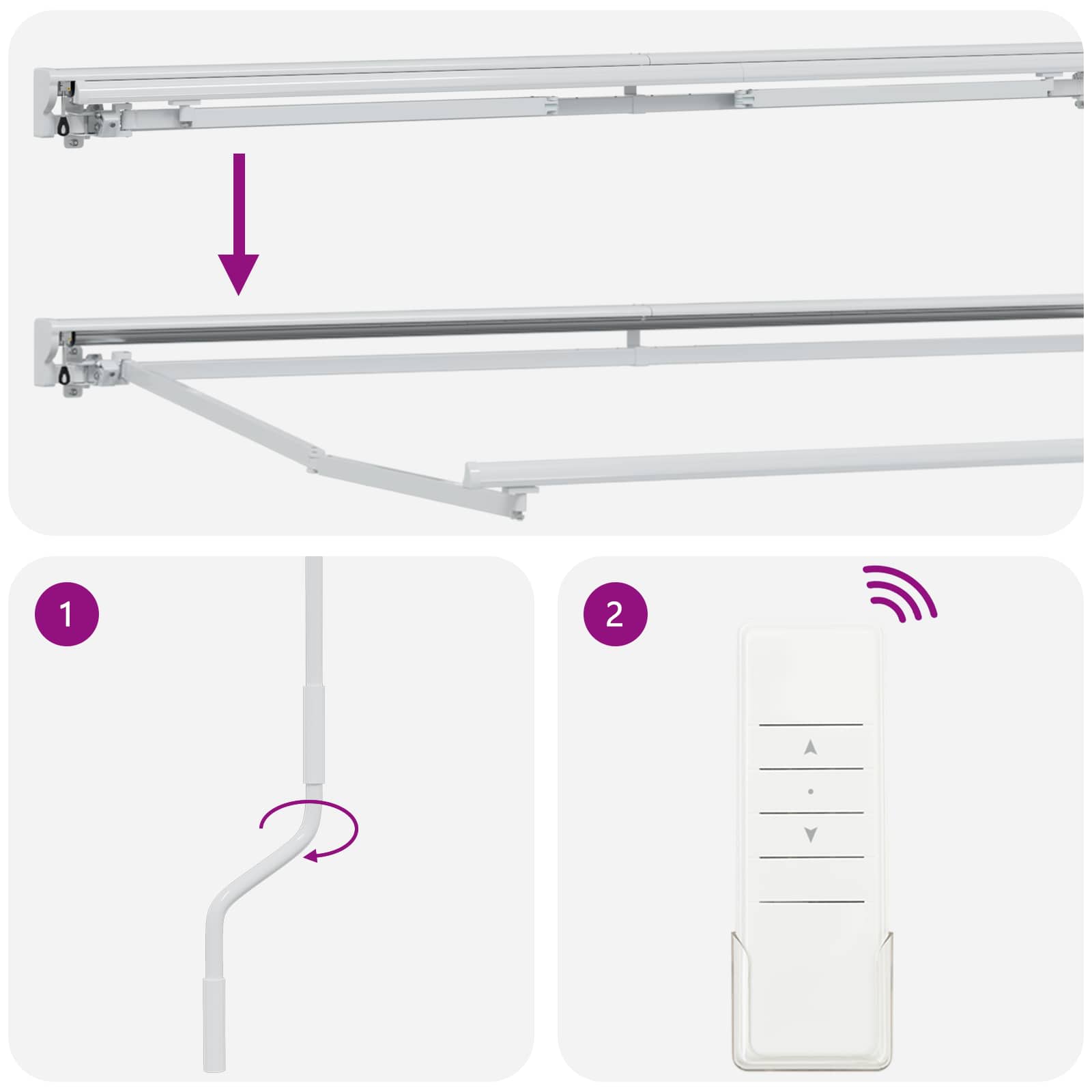 Električna retraktabilna tenda Zelena i žuta 5 × 3,5 m