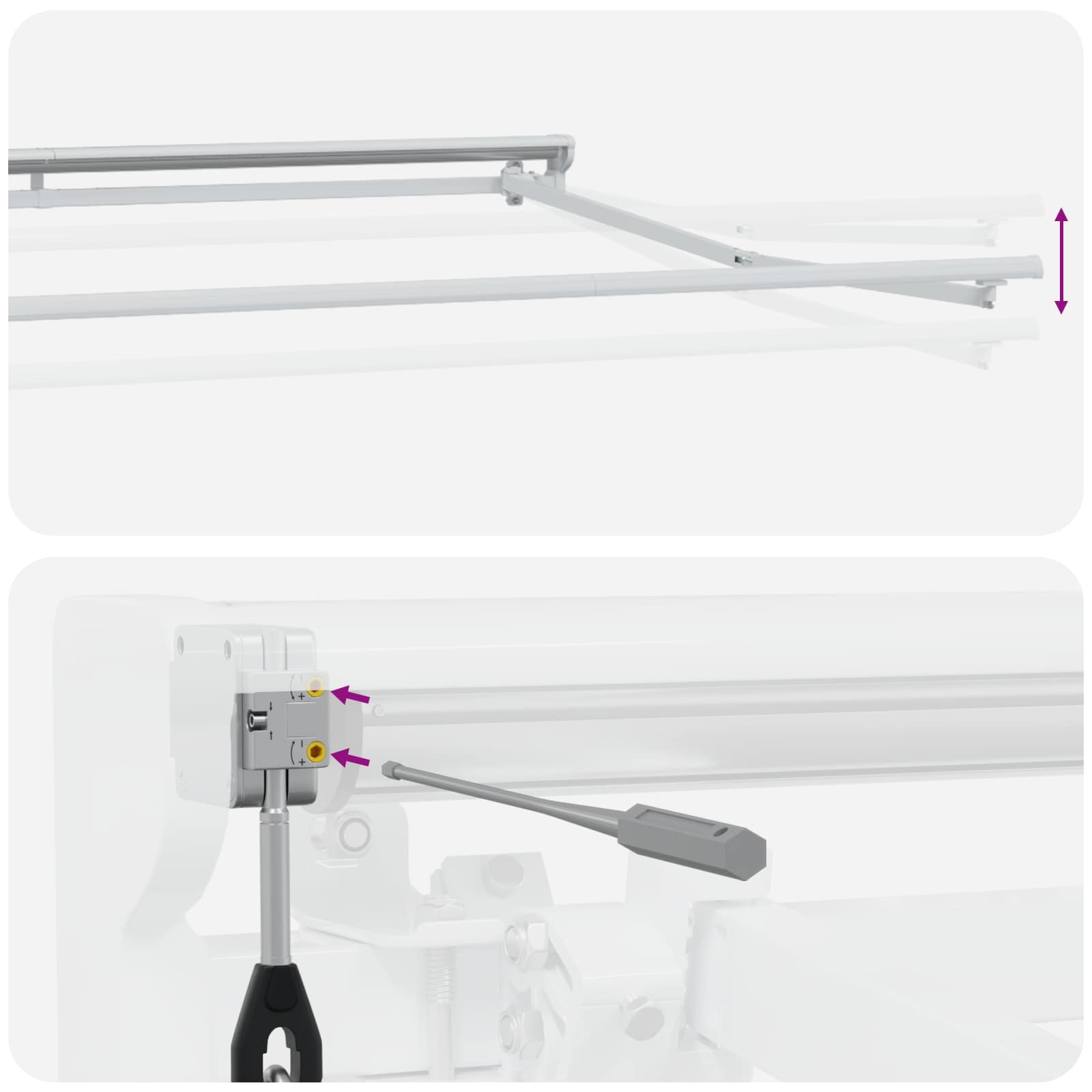 Električna retraktabilna tenda Zelena i bijela 3,5 x 2 m