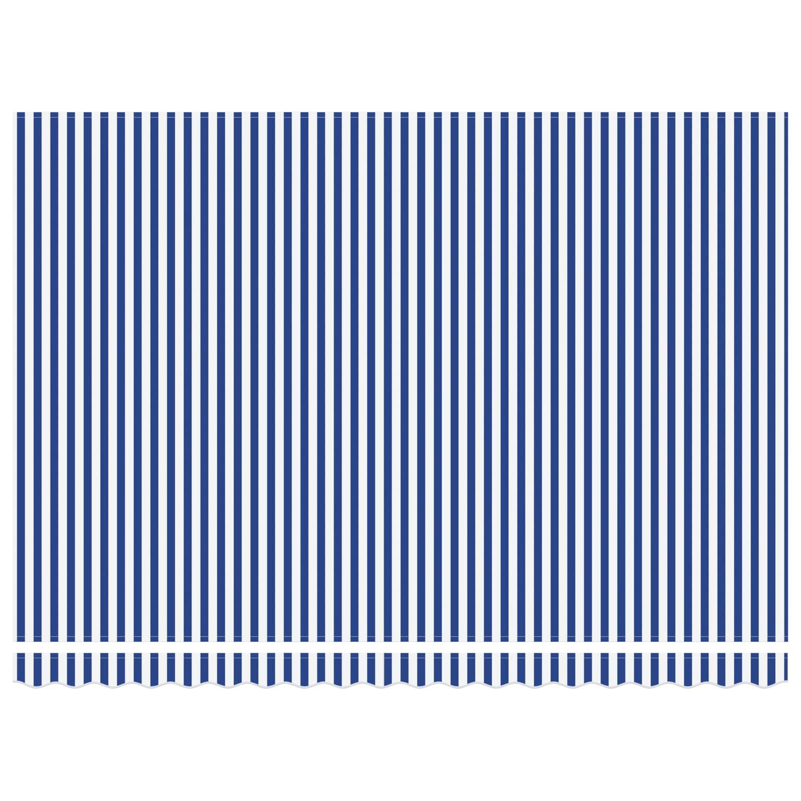 Električna retraktabilna tenda Plava i bijela 4,5 × 3,5 m