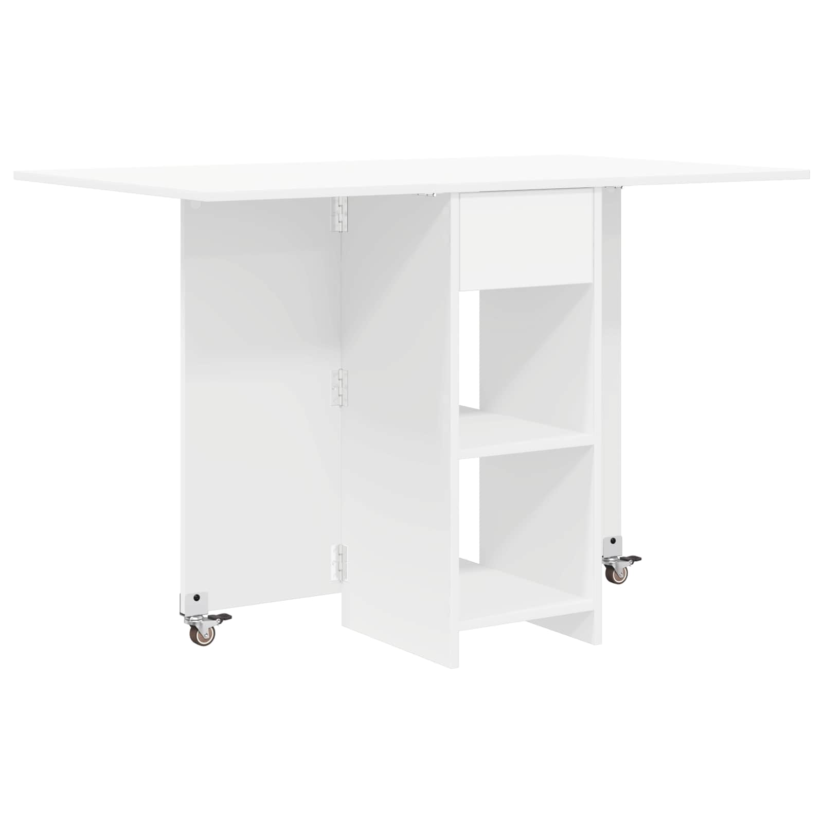 Blagovaonski stol 115 x 70 x 75 cm Konstruirano drvo Bijela