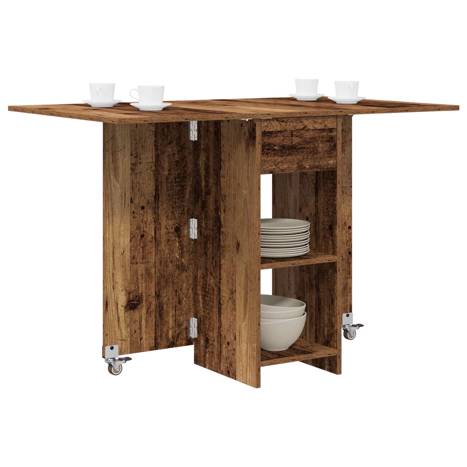 Blagovaonski stol 115 x 70 x 75 cm Konstruirano drvo Staro drvo