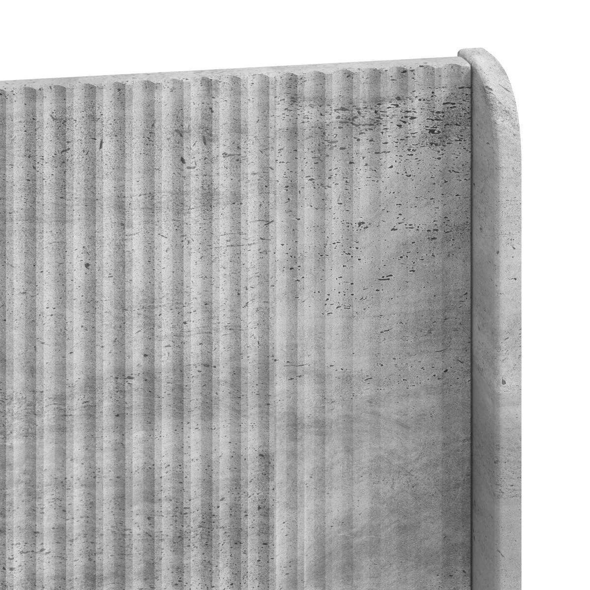 Uzglavlje Betonska siva Konstruirano drvo 200 cm