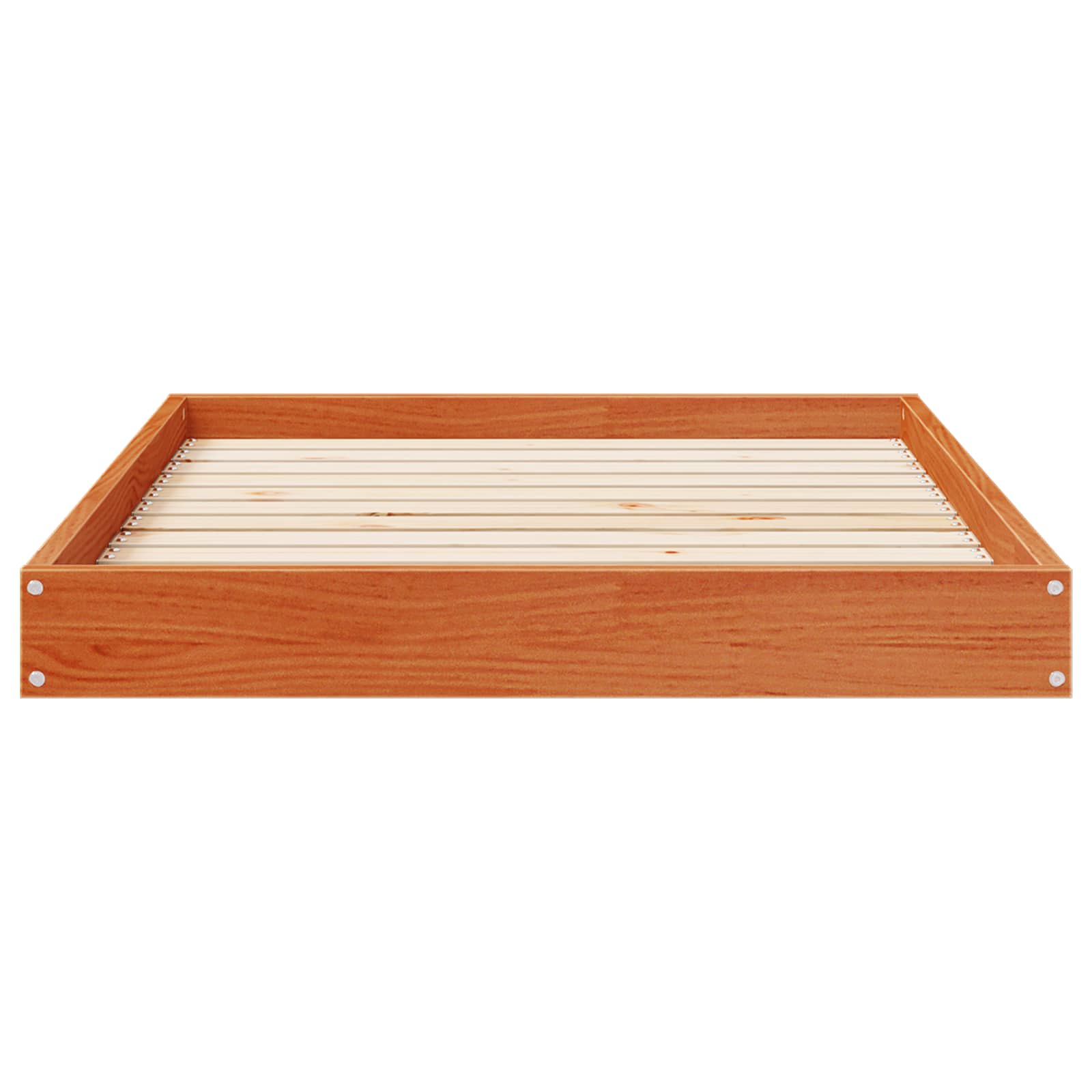 Krevet za psa Vosak smeđa 101,5 x 74 x 9 cm Čvrsto borovo drvo