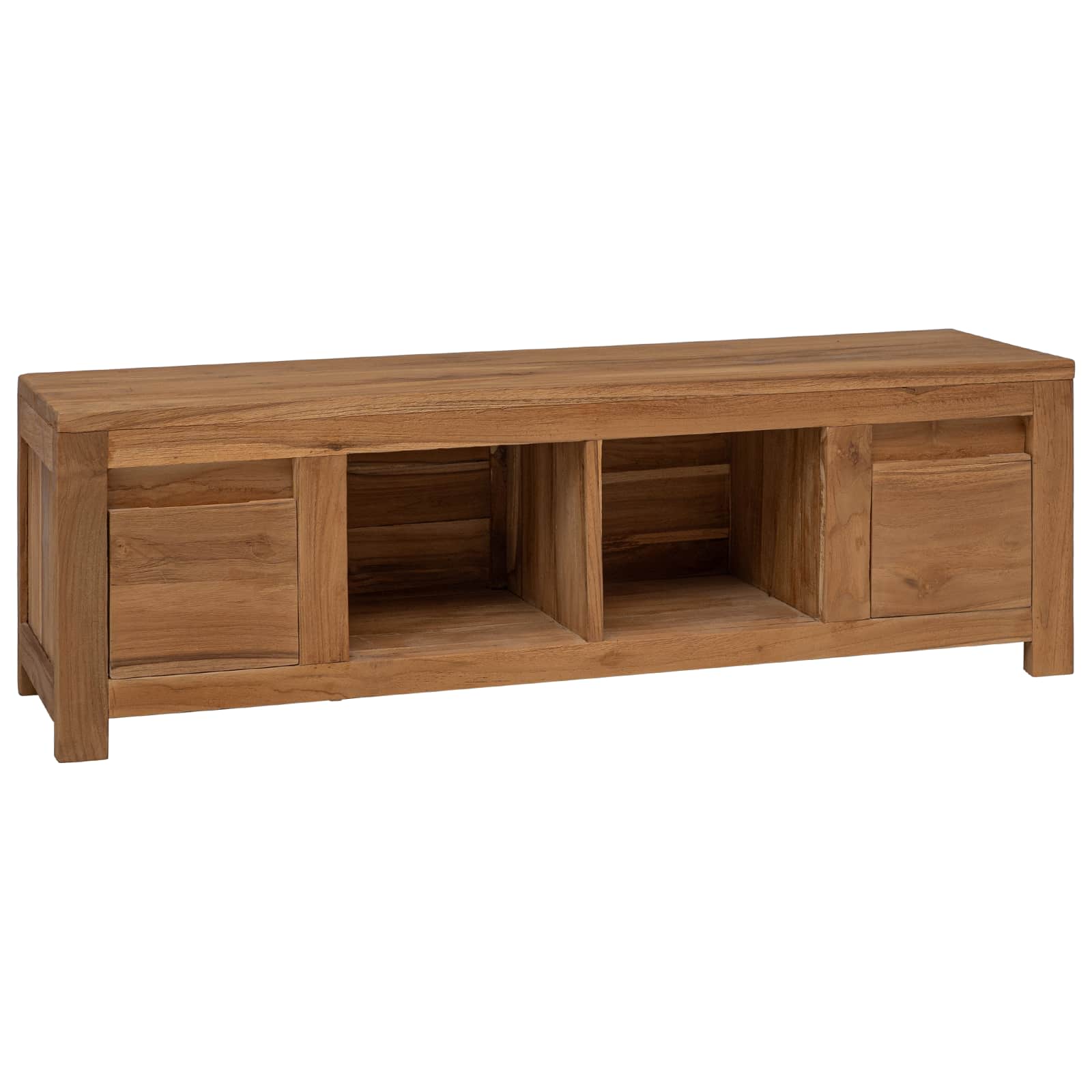 TV ormar 110 x 30 x 35 cm Prirodna Čvrsto teak drvo