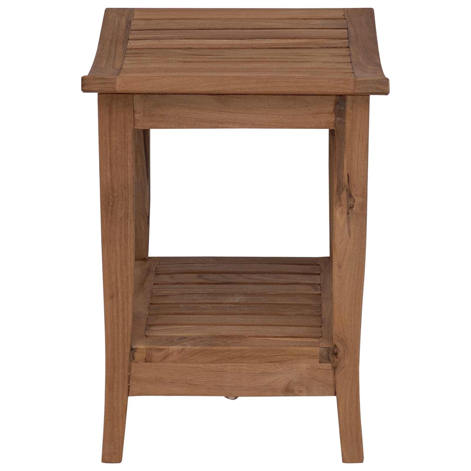 Stolić za kupatilo Prirodna 50 x 35 x 45 cm Čvrsto teak drvo
