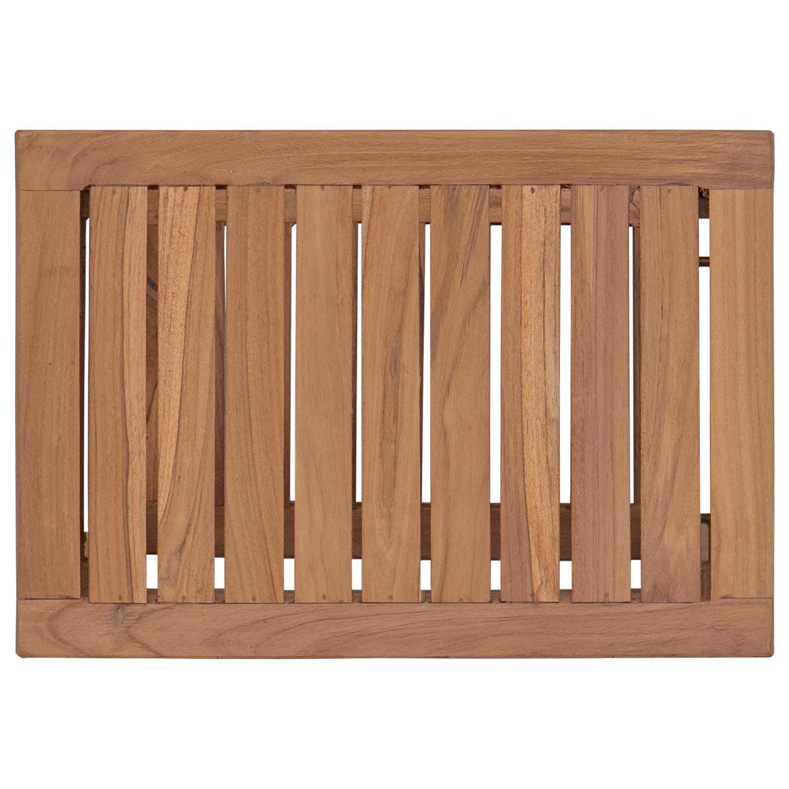 Stolić za kupatilo Prirodna 50 x 35 x 45 cm Čvrsto teak drvo