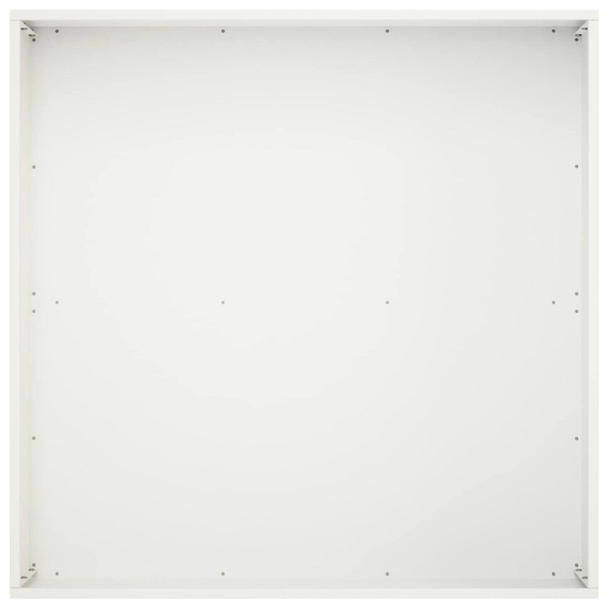 Vrtna saksija Bijela 60 x 60 x 20 cm Čelična vrata