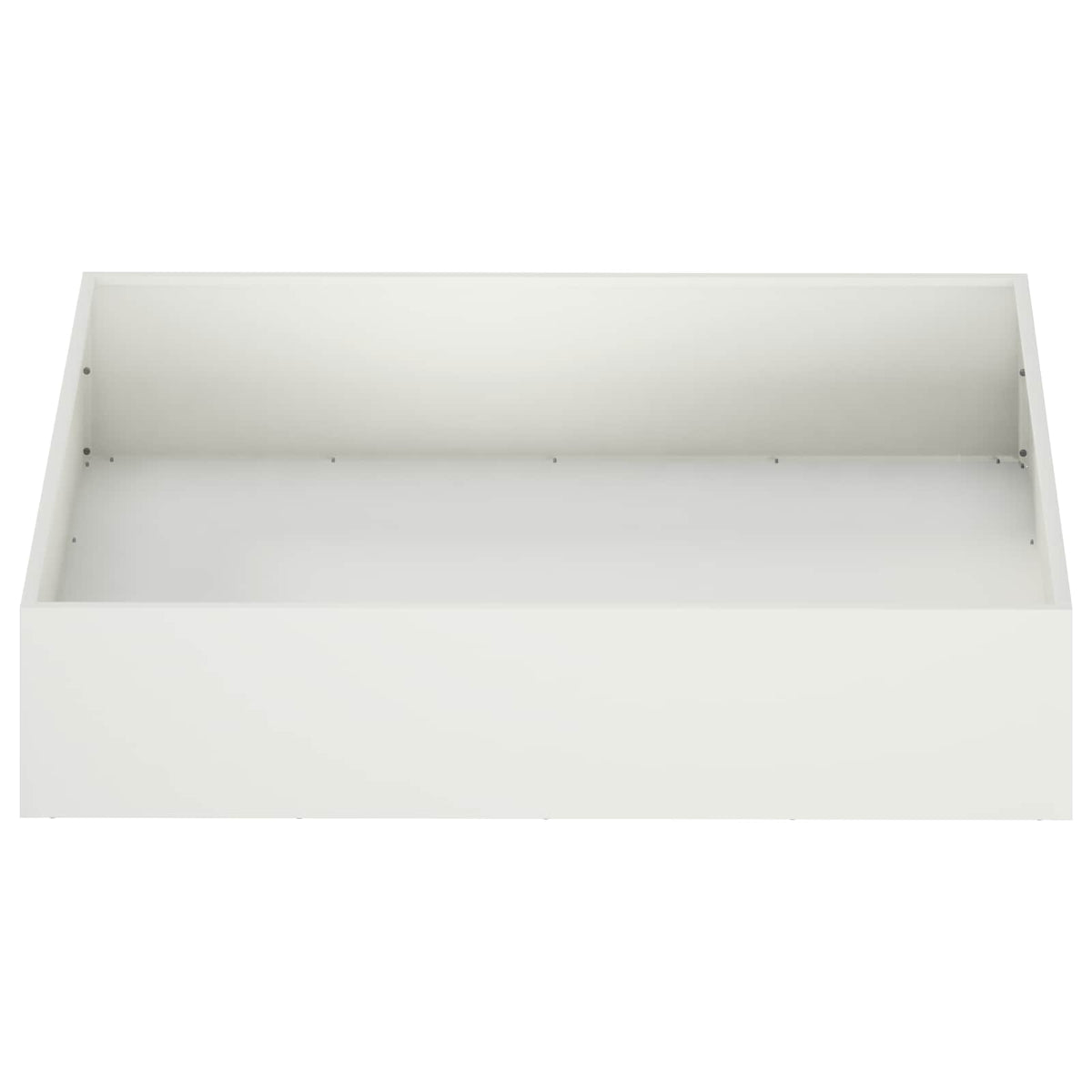 Vrtna saksija Bijela 80 x 80 x 20 cm Čelična vrata