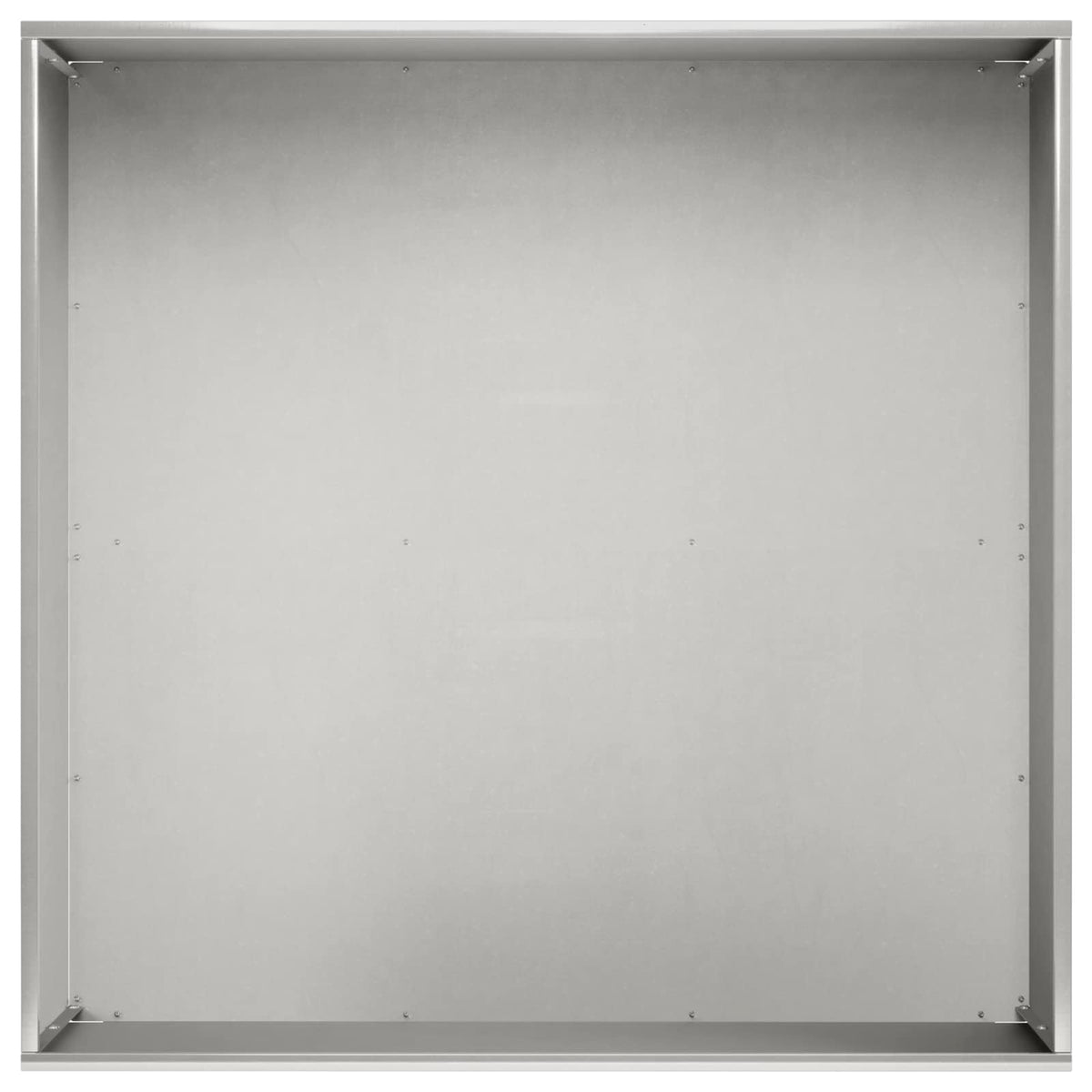 Vrtna saksija Srebrna 40 x 40 x 30 cm Nehrđajući čelik