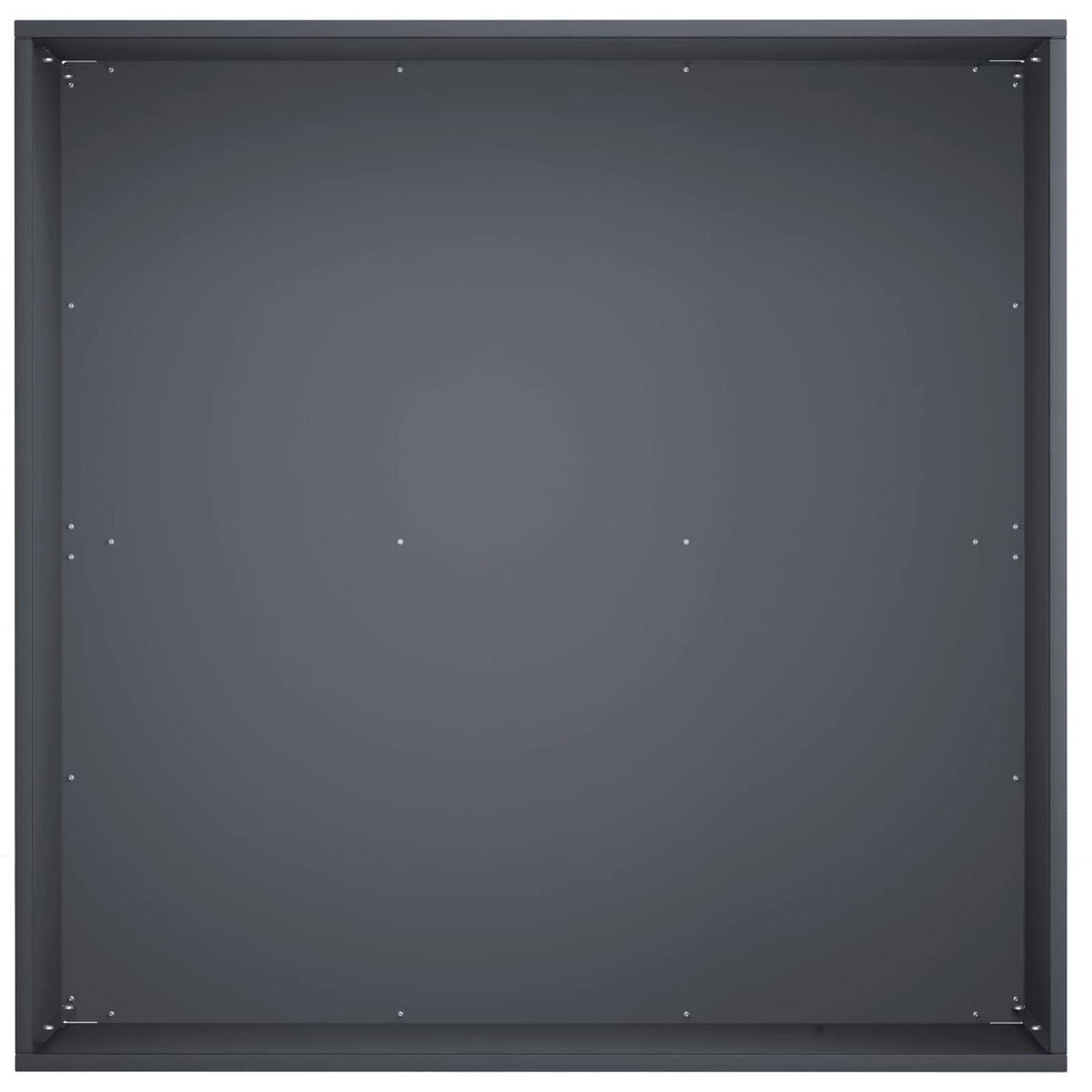 Vrtna saksija 2 kom. Antracit 60 x 60 x 30 cm Čelična vrata