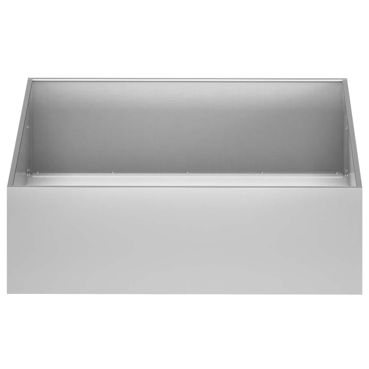 Vrtna saksija 2 kom. Srebrna 80 x 80 x 30 cm Pocinčani čelik
