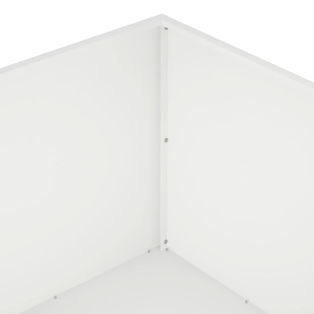 Vrtna saksija Bijela 80 x 80 x 40 cm Čelična vrata