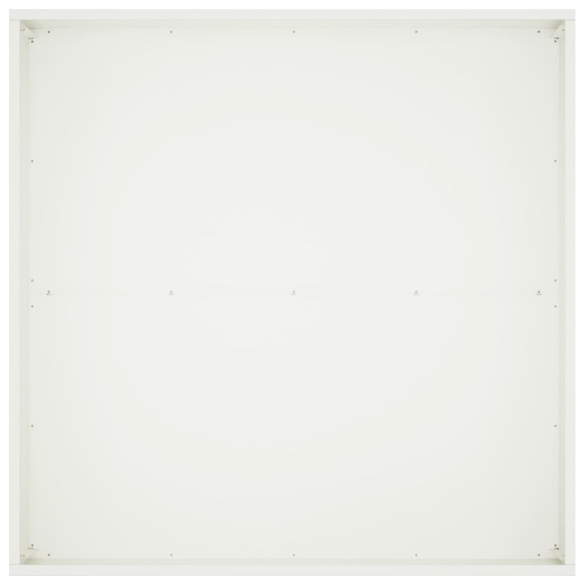 Vrtna saksija Bijela 80 x 80 x 40 cm Čelična vrata