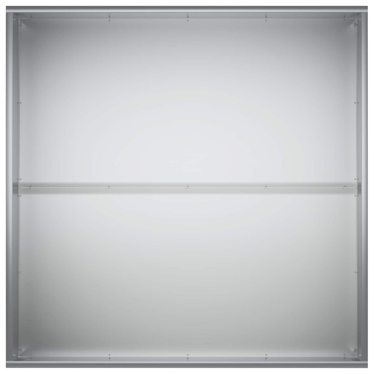 Vrtna saksija Srebrna 80 x 80 x 40 cm Pocinčani čelik