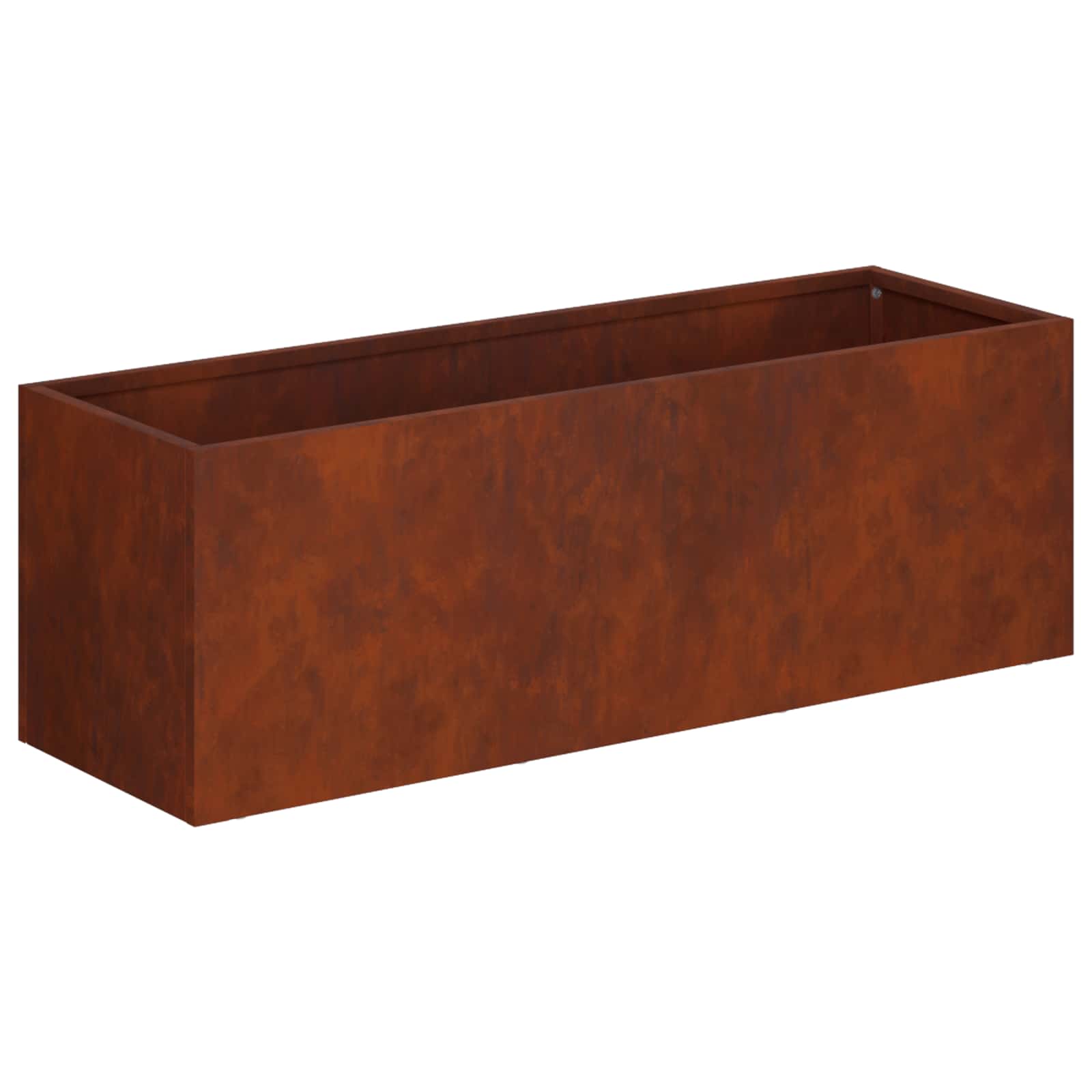 Vrtna saksija Rđa 60 x 20 x 20 cm Otporni čelik