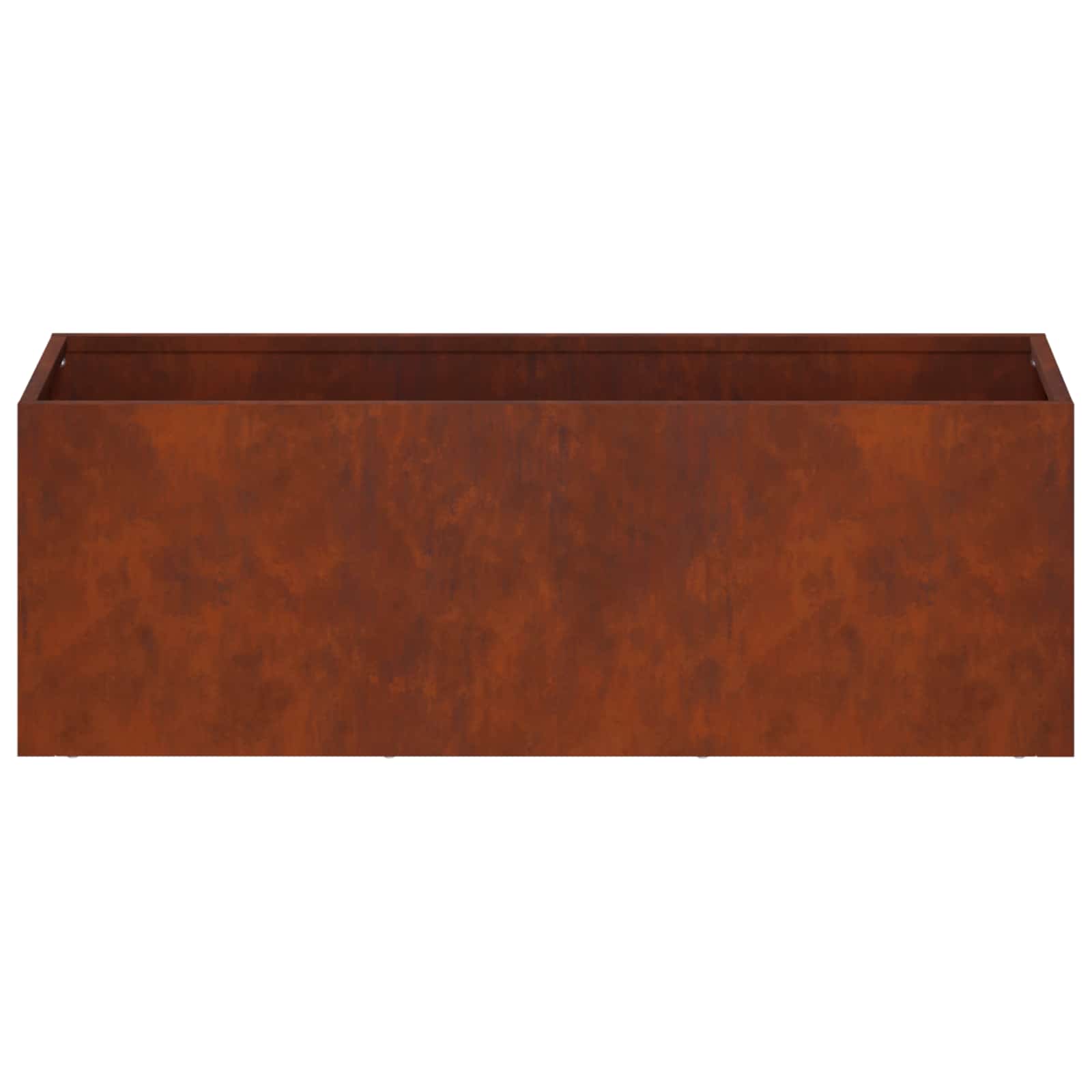 Vrtna saksija Rđa 60 x 20 x 20 cm Otporni čelik