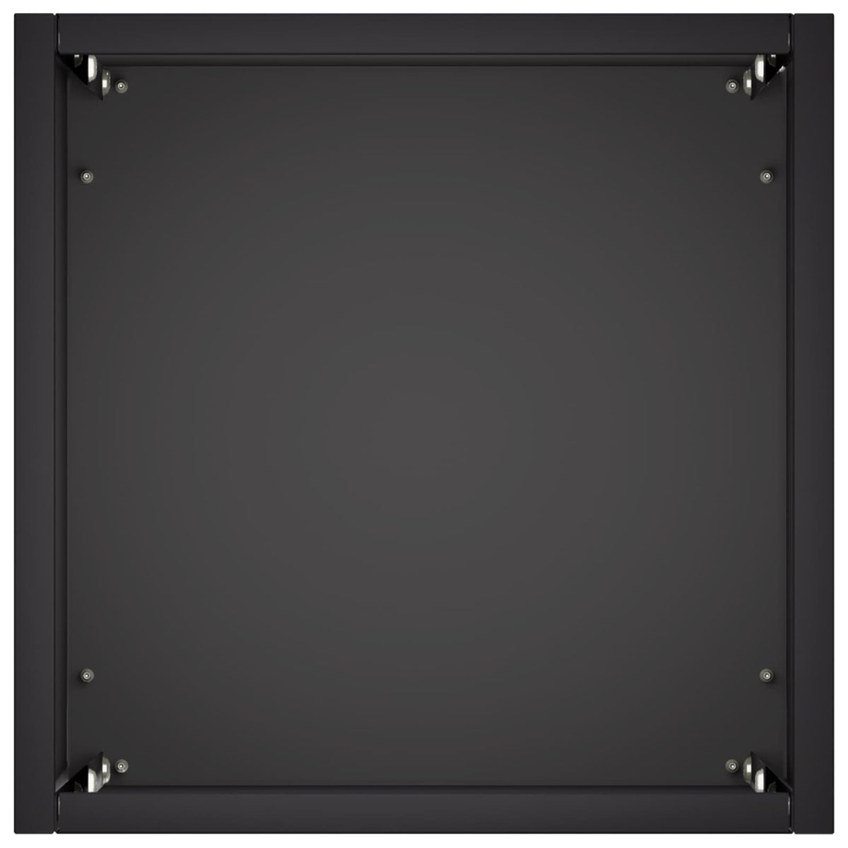 Vrtna saksija Crna 20 x 20 x 40 cm Čelična vrata