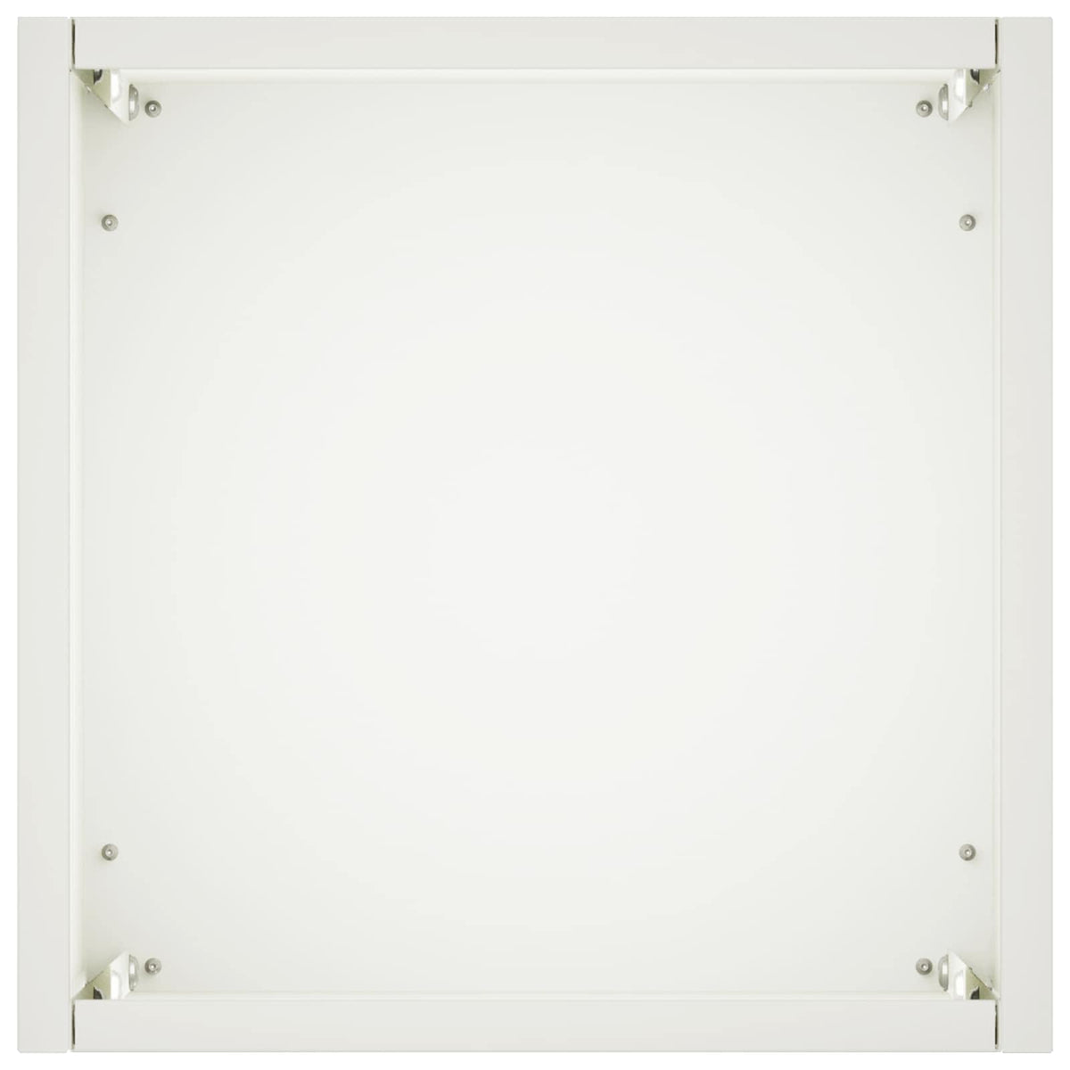 Vrtna saksija Bijela 20 x 20 x 40 cm Čelična vrata