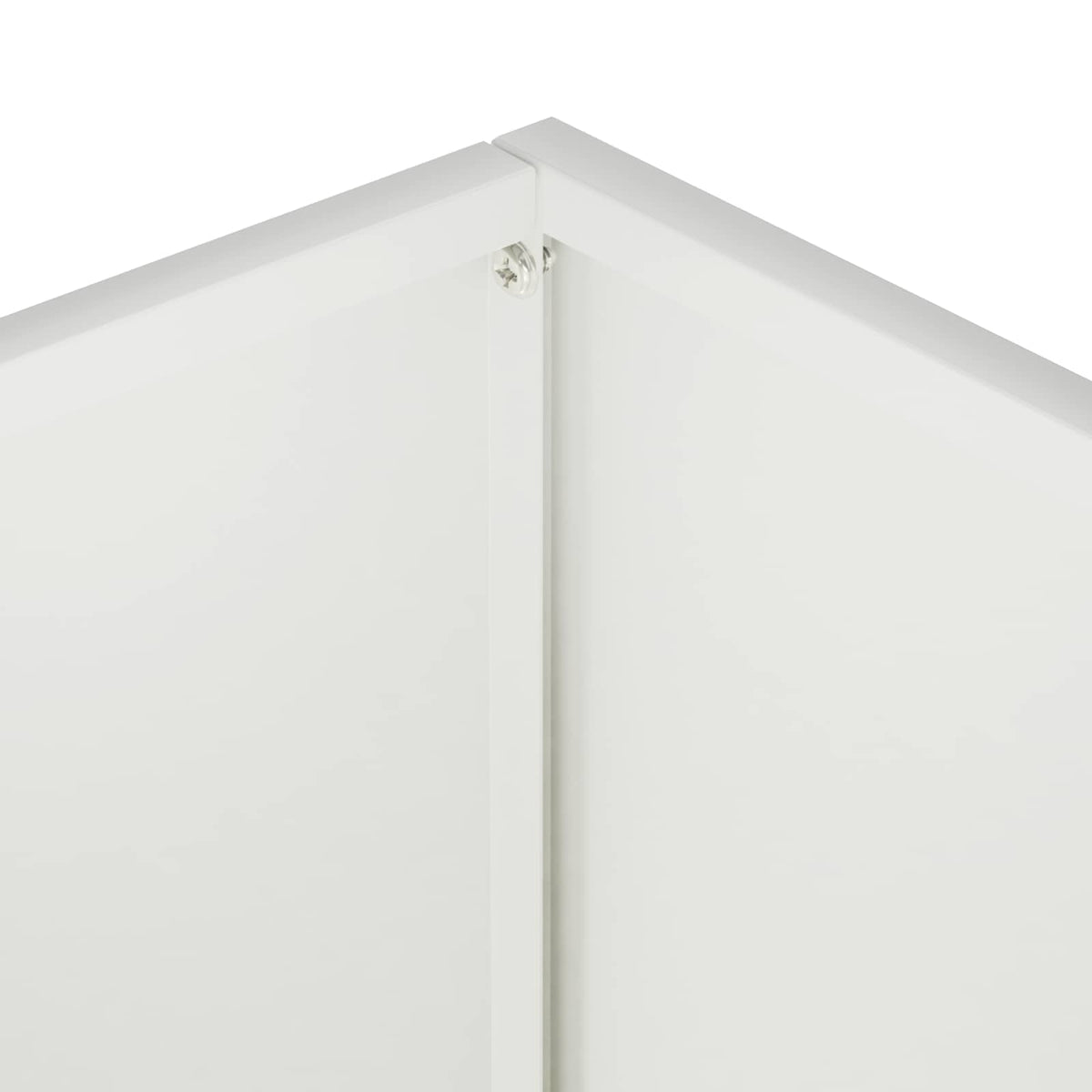 Vrtna saksija Bijela 20 x 20 x 50 cm Čelična vrata