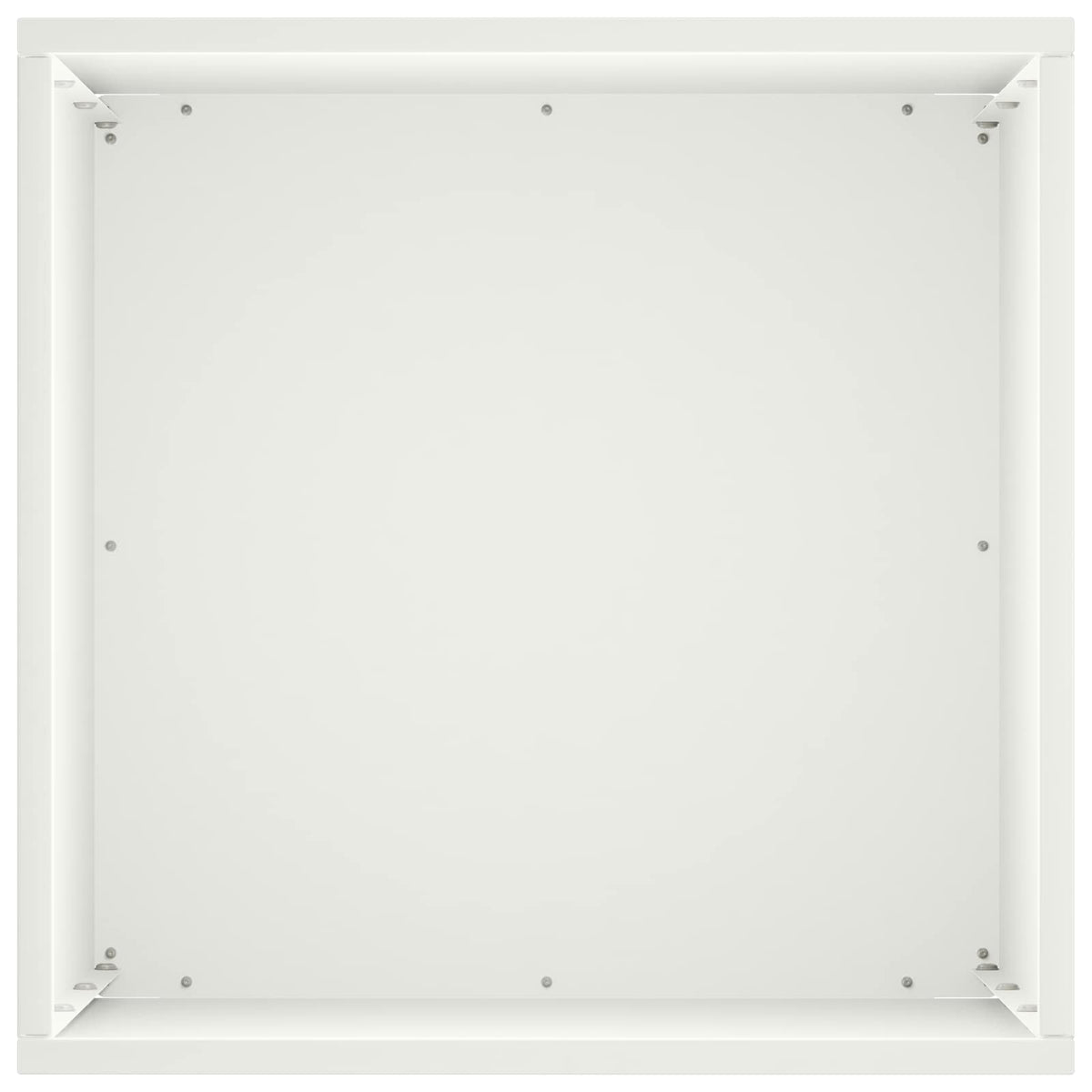 Vrtna saksija Bijela 30 x 30 x 40 cm Čelična vrata
