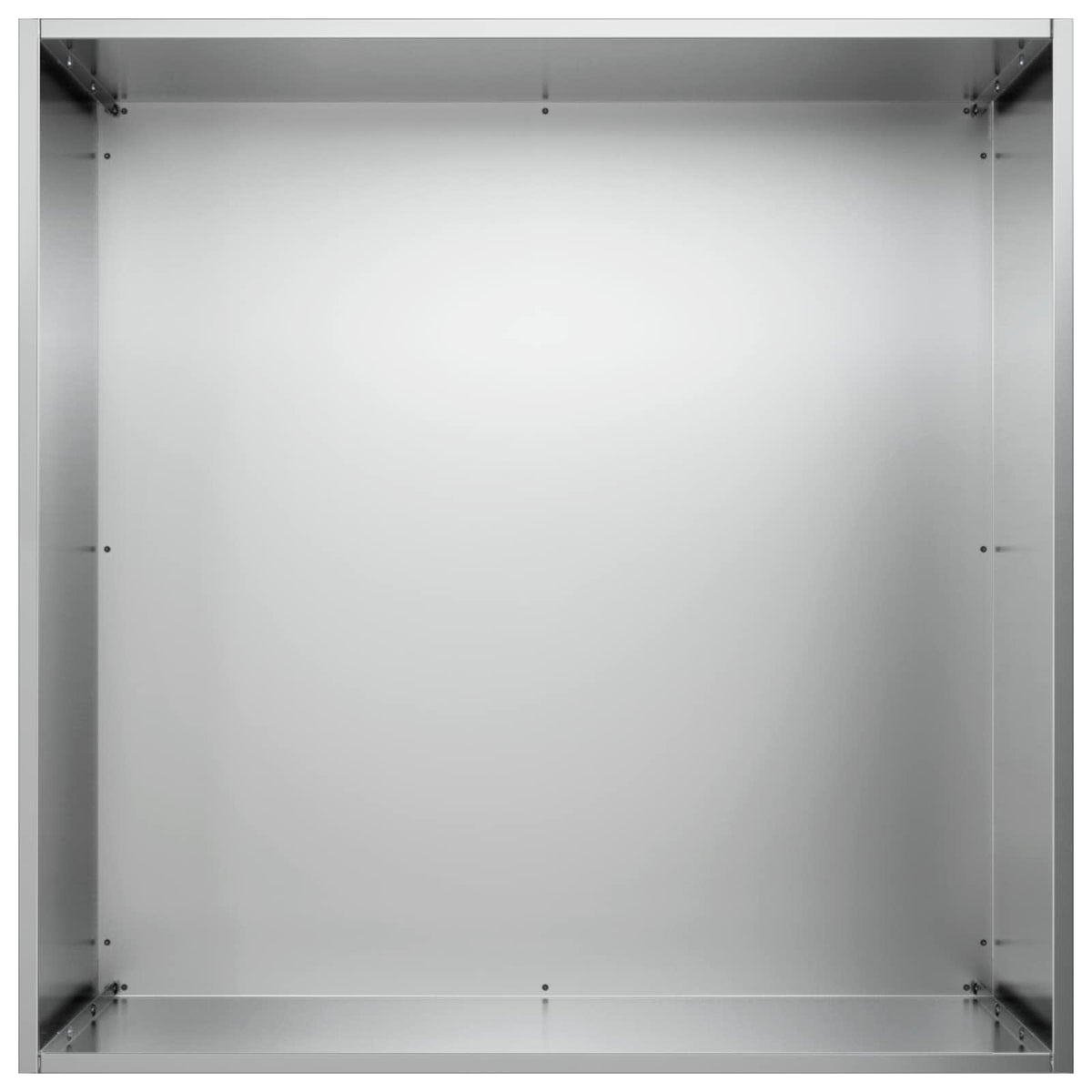 Vrtna saksija Srebrna 50 x 50 x 75 cm Pocinčani čelik