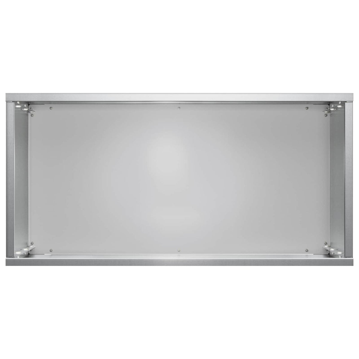 Vrtna saksija Srebrna 40 x 20 x 40 cm Pocinčani čelik