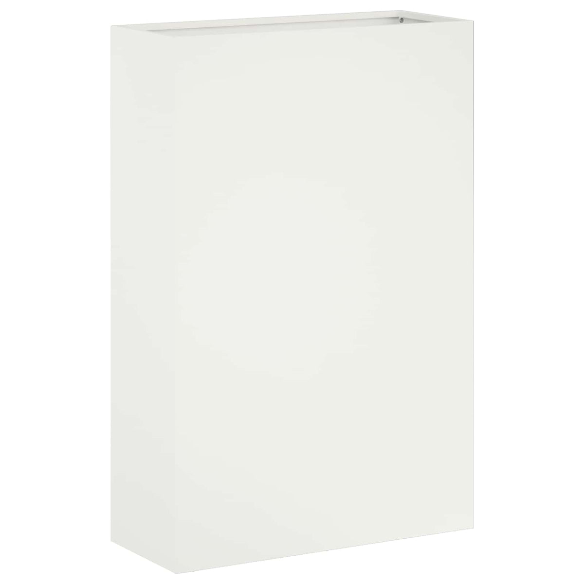 Vrtna saksija 2 kom. Bijela 40 x 20 x 75 cm Čelična vrata