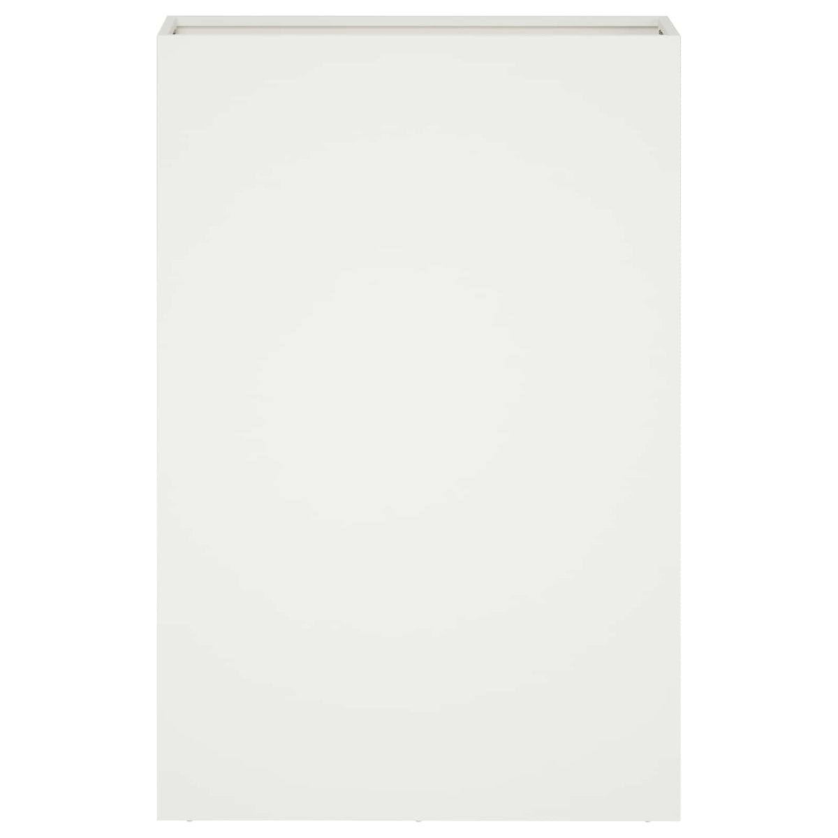 Vrtna saksija 2 kom. Bijela 40 x 20 x 75 cm Čelična vrata