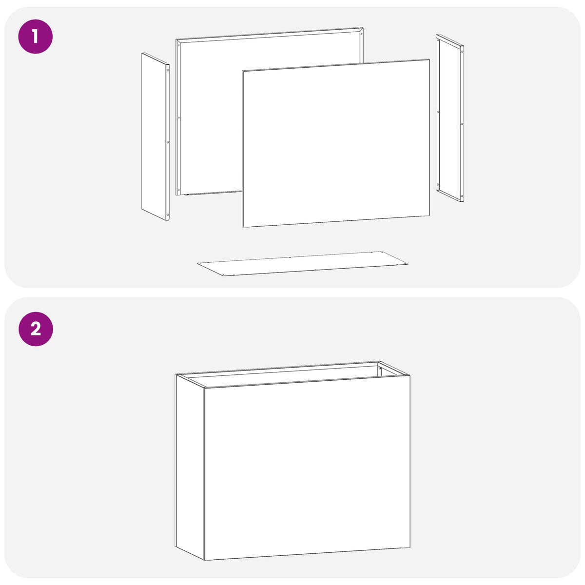 Vrtna saksija 2 kom. Crna 50 x 20 x 40 cm Čelična vrata