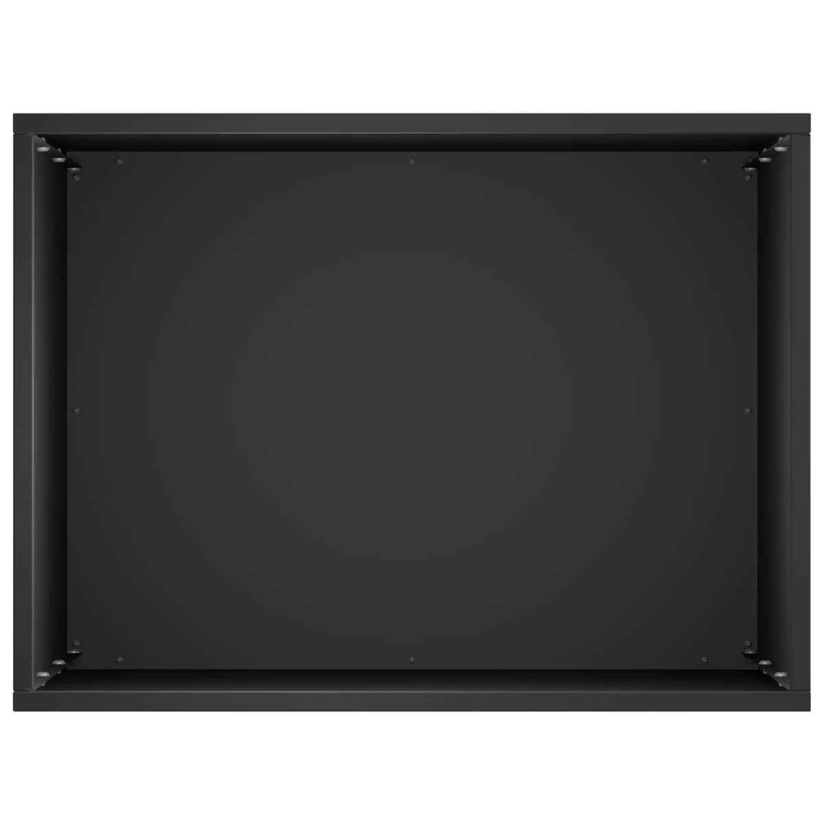 Vrtna saksija Crna 40 x 30 x 50 cm Čelična vrata
