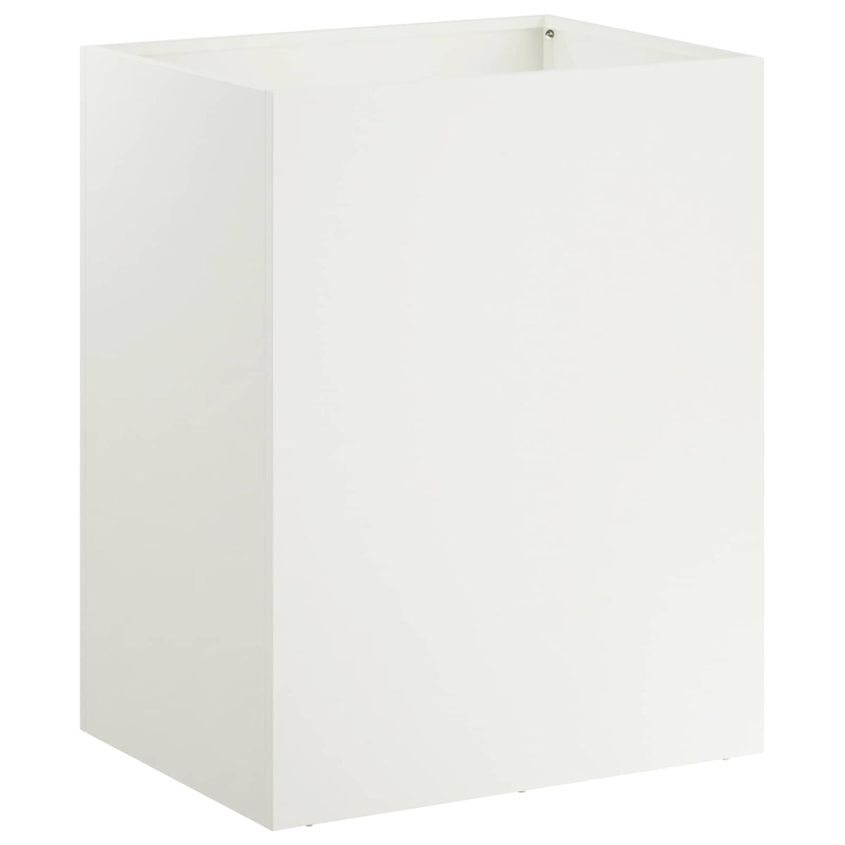 Vrtna saksija Bijela 40 x 30 x 50 cm Čelična vrata
