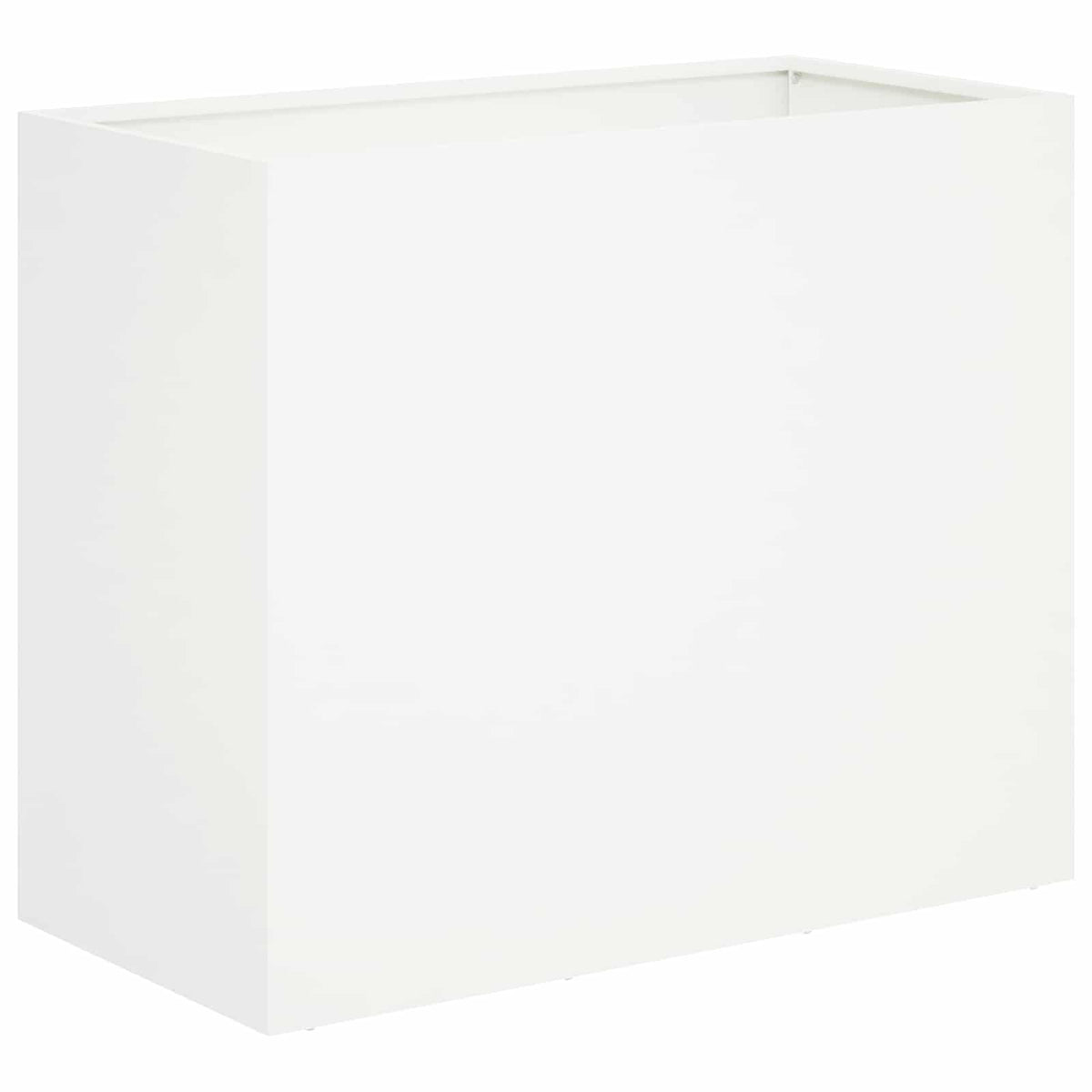 Vrtna saksija Bijela 60 x 30 x 40 cm Čelična vrata