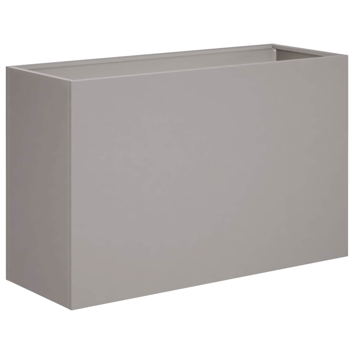 Vrtna saksija Rđa 80 x 30 x 40 cm Otporni čelik