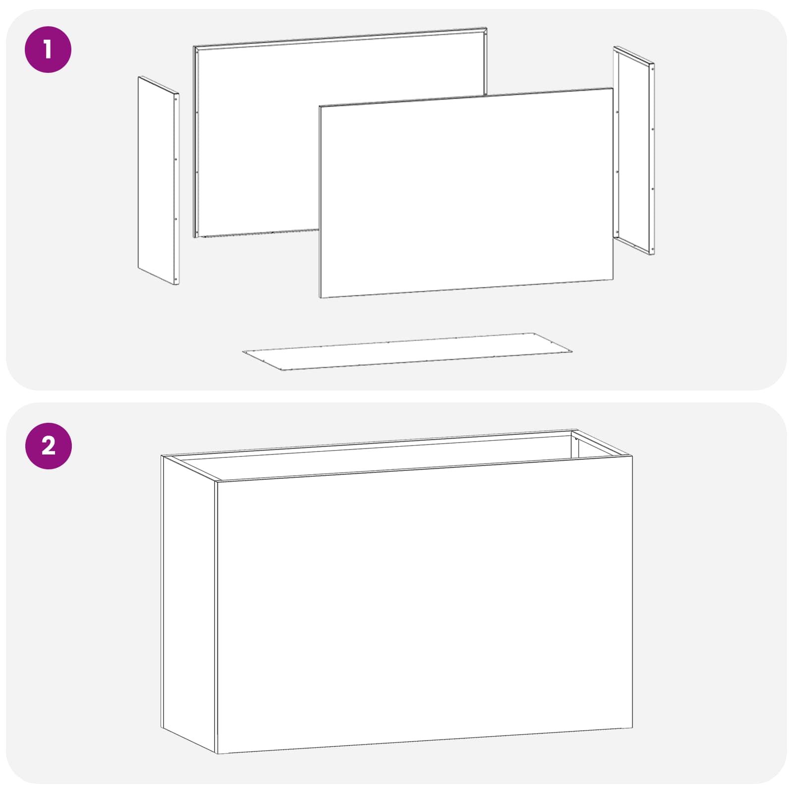 Vrtna saksija Crna 80 x 40 x 50 cm Čelična vrata