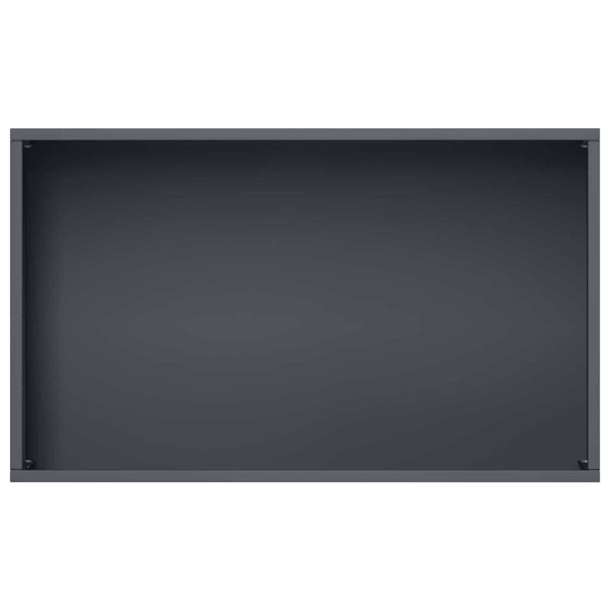 Vrtna saksija 2 kom. Antracit 50 x 30 x 75 cm Čelična vrata