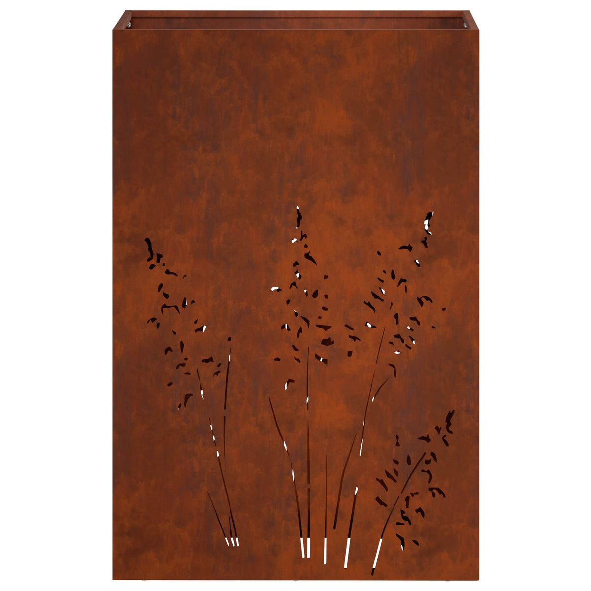 Vrtna saksija 2 kom. Rđa 50 x 30 x 75 cm Otporni čelik