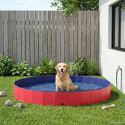 Bazen za pse Crvena Ø300 x 38 cm Debeli PVC