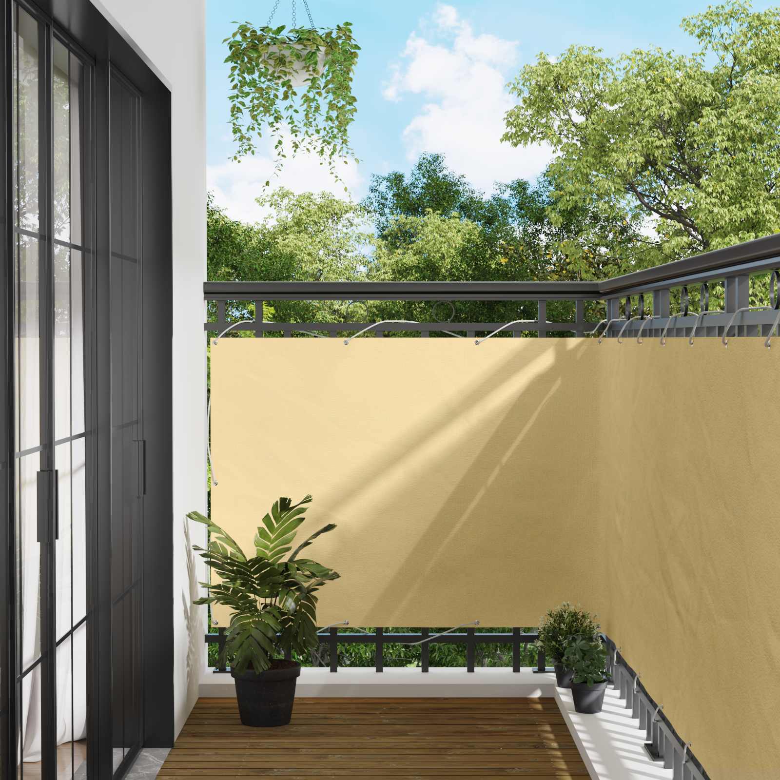 Balcony ekran Pijesak 110 x 400 cm Oxford tkanina