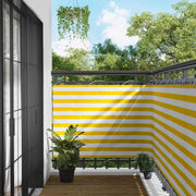 Balcony ekran Žuta i bijela 110 x 200 cm Oxford tkanina