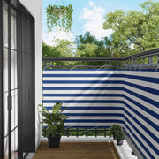 Balcony ekran Plava i bijela 110 x 500 cm Oxford tkanina