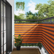 Balcony ekran Narančasta i smeđa 110 x 700 cm Oxford tkanina