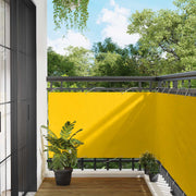 Balcony ekran Žuta 90 x 200 cm PU prekriveni oksford alu