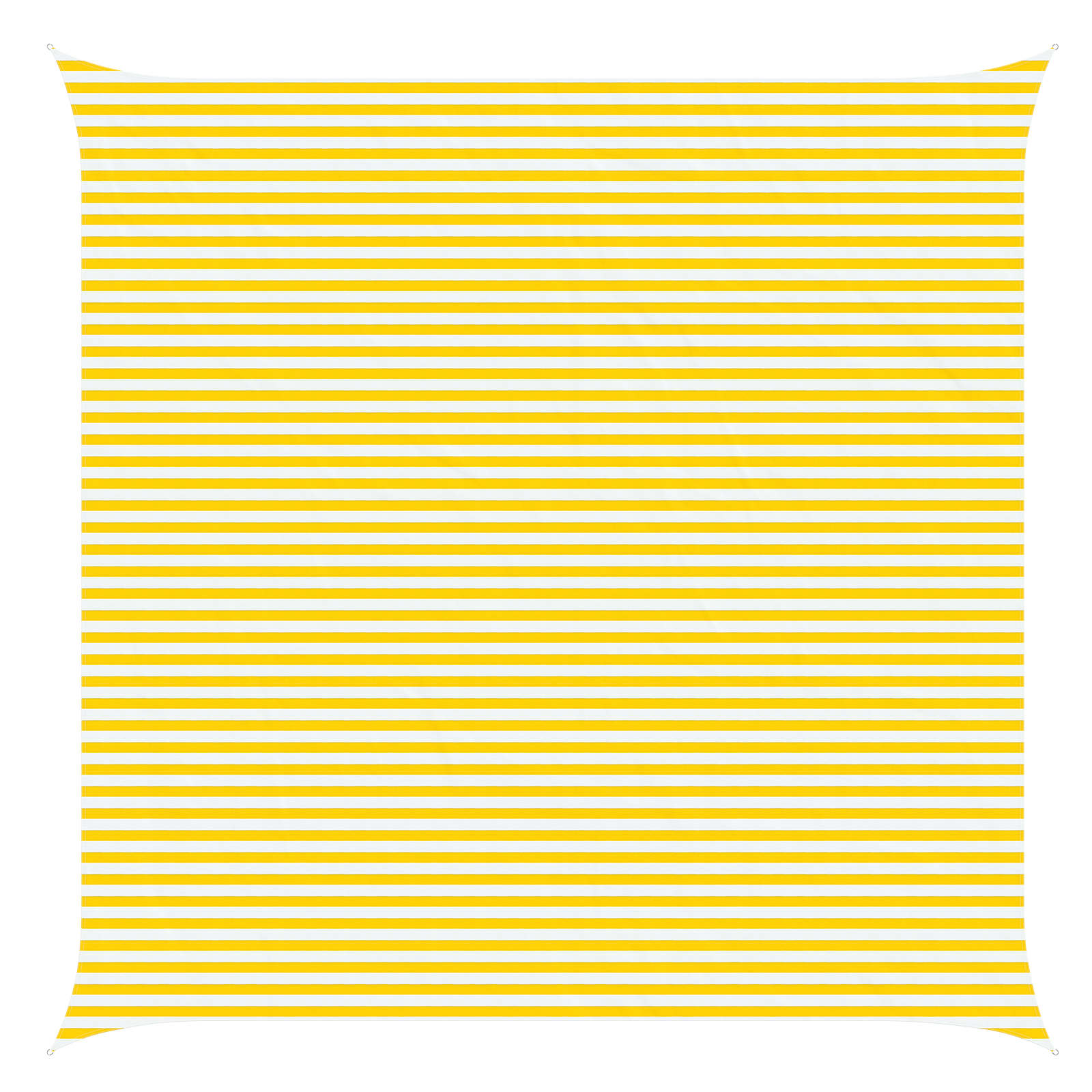 Jedro za sunce Žuta i bijela 6 x 6 m 100% poliester Oxford