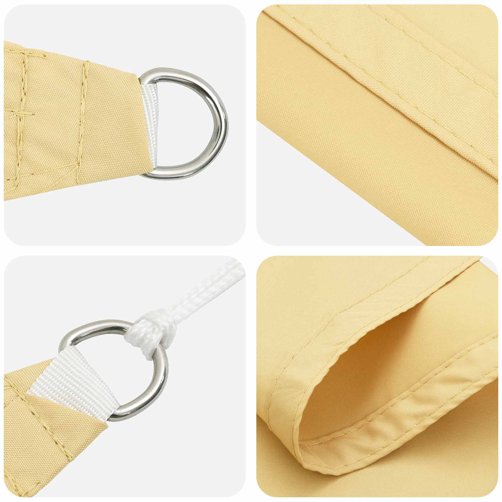 Jedro za sunce Pijesak 6 x 2 m 100% poliester Oxford
