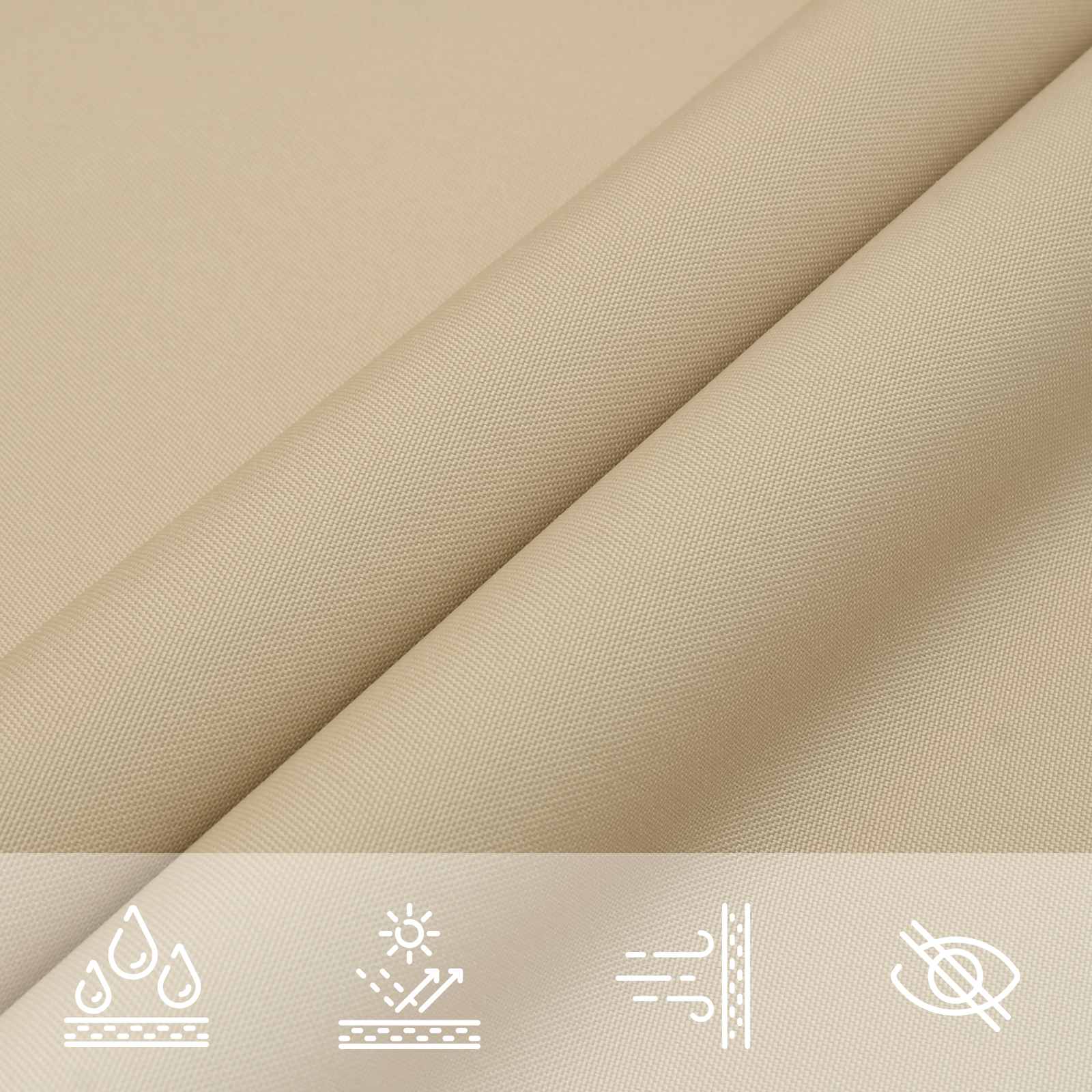 Jedro za sunce Bež 6 x 2,5 m 100% poliester Oxford