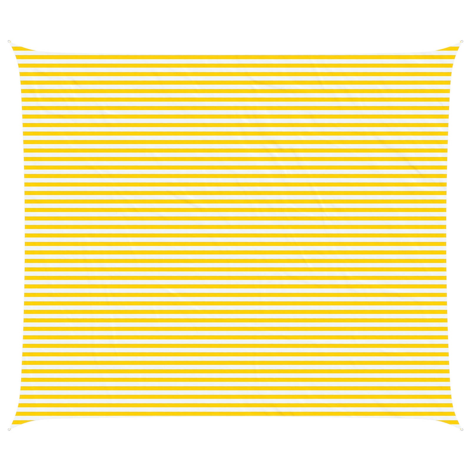 Jedro za sunce Žuta i bijela 7 x 6 m 100% poliester Oxford